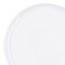 White Flat Round Disposable Plastic Pastry Plates - 6.25" (120 Plates)